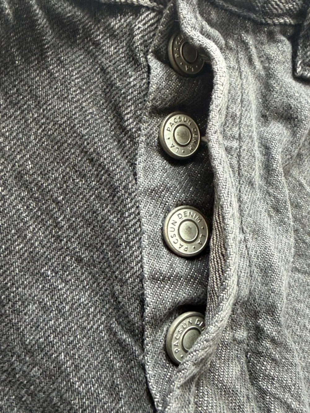 PacSun Black Patchwork Denim Jeans - Picture 6 of 7